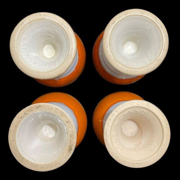 Vintage 1970s Le Flambé Decanter and Goblets (4) Set by Jean Cartier MTL Canada - Picture 5 of 16